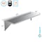 Amgood 18 in. x 60 in. Stainless Steel Wall Shelf AMG WS-1860 - alternate 4